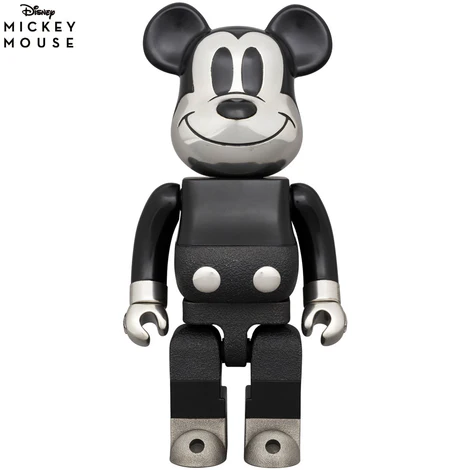 BE@RBRICK ROYAL SELANGOR MICKEY MOUSE B&W Ver. 400%