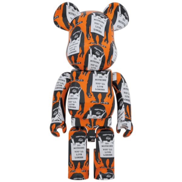 BE@RBRICK MONKEY SIGN 1000％