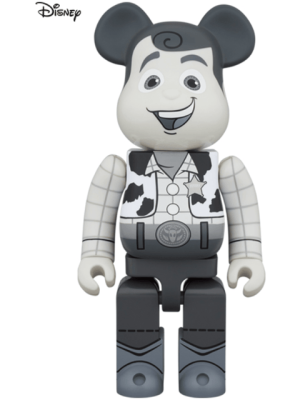 BE@RBRICK WOODY B&W VER. 1000％