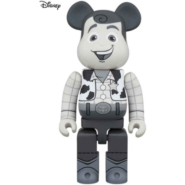 BE@RBRICK WOODY B&W VER. 1000％