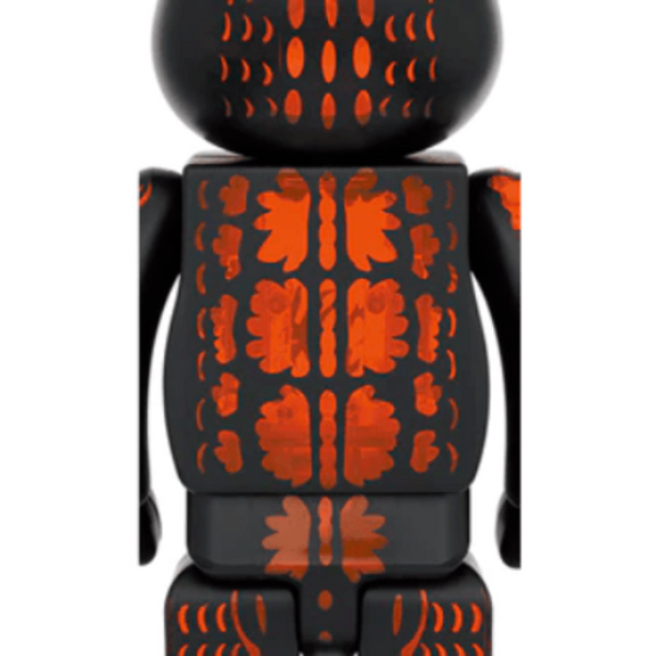 BE@RBRICK GODZILLA VS DESTROYER VERSION GODZILLA (MELTDOWN: CLEAR ORANGE VER.)1000％