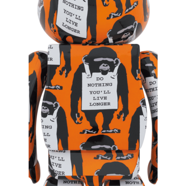 BE@RBRICK MONKEY SIGN 1000％