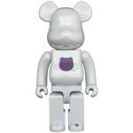 BE@RBRICK 1ST MODEL WHITE CHROME 1000％