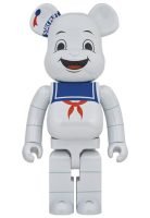 Medicom Be@rBrick BearBrick Ghostbusters 1984 - Stay Puft Marshmallow Man (White Chrome Ver) 1000％