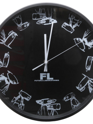 FUTURA LABORATORIES 時鐘 塗鴉大師 黑色 WALL CLOCK MINDSTYLE