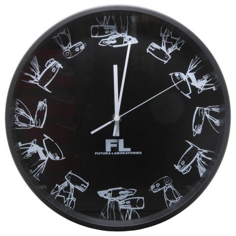 FUTURA LABORATORIES 時鐘 塗鴉大師 黑色 WALL CLOCK MINDSTYLE