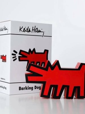 MEDICOM TOY 凱斯哈林 KEITH HARING BARKING DOG 狗 雕像 公仔