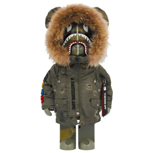 Be@rBrick BAPE(R) × ALPHA CAMO SHARK 2023 1000％