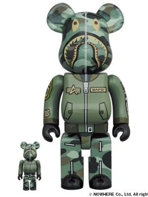BE@RBRICK BAPE®︎ × ALPHA 100％ & 400％